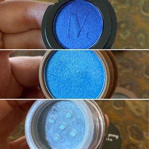 3 Blue Eyeshadows